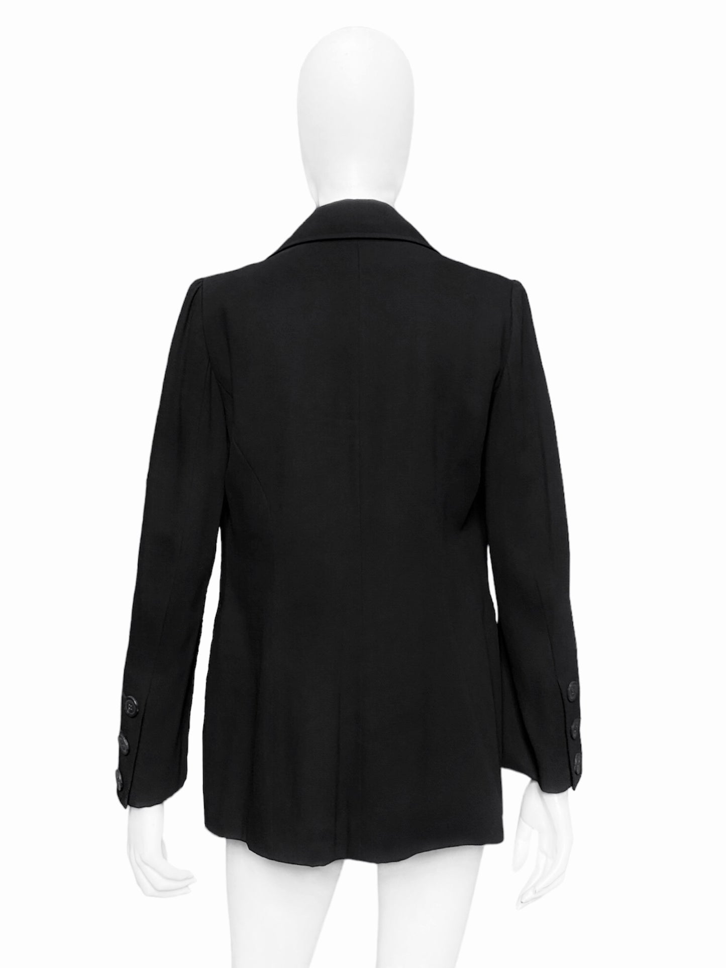 Ann Demeulemeester Fall 1995 Oversized Lapel Wool Blazer 38
