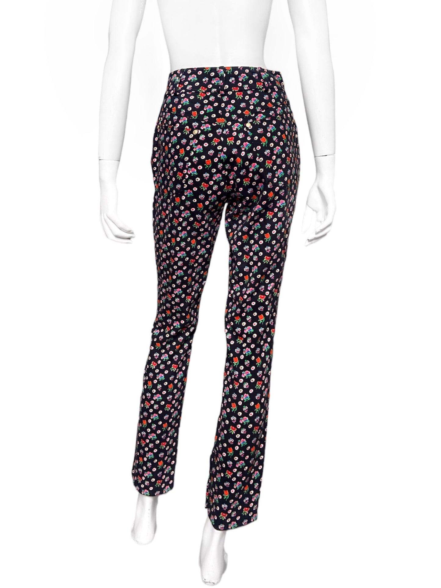 Gianni Versace Spring 1993 Iconic Floral Print Jeans 40