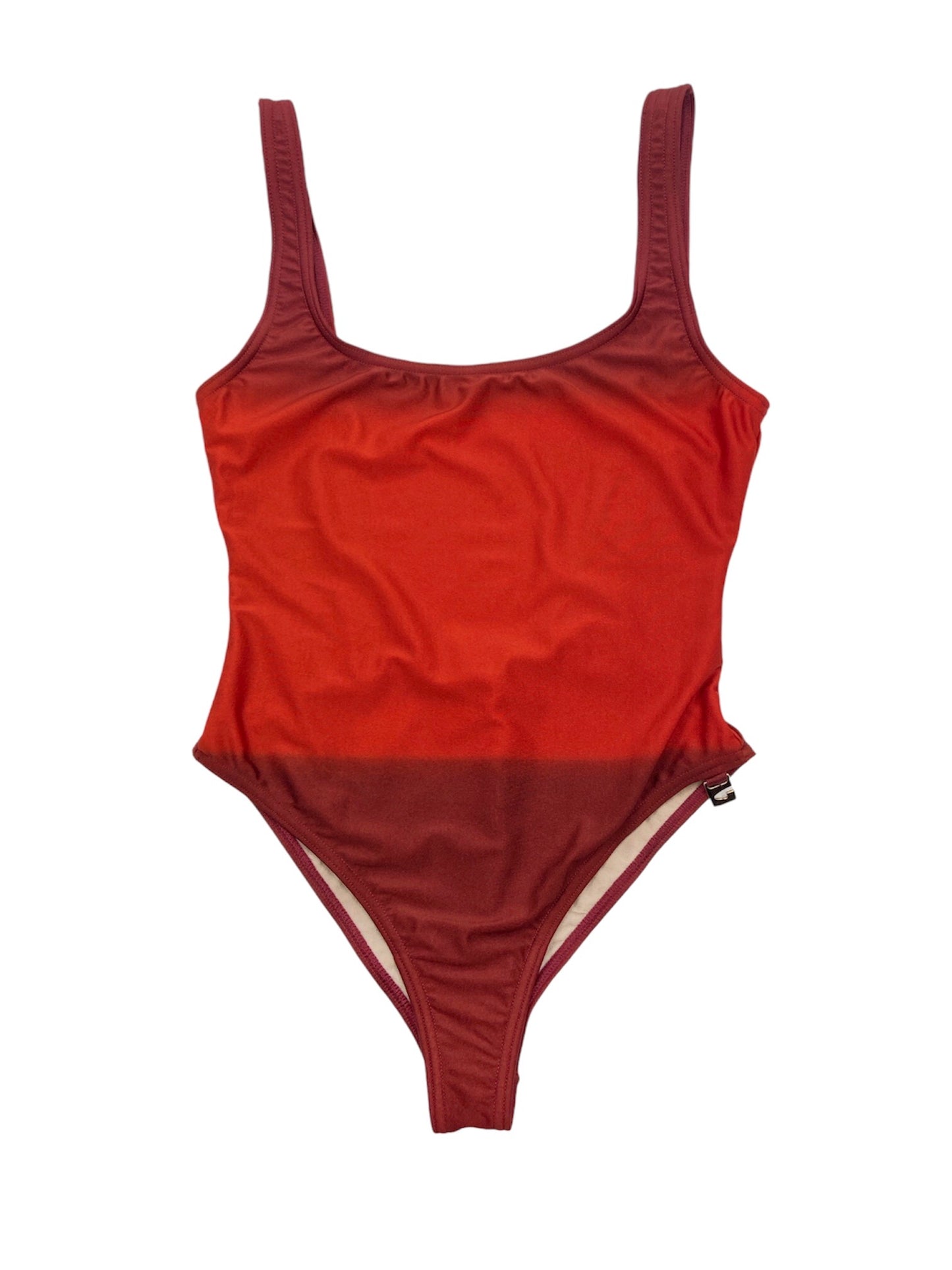 Gucci Spring 1997 Tom Ford Red Ombré One Piece Swimsuit S