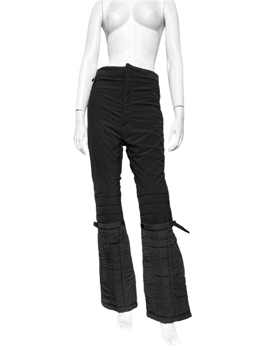 Gucci Fall 1999 Tom Ford Men’s Black Padded Ski Pants 46