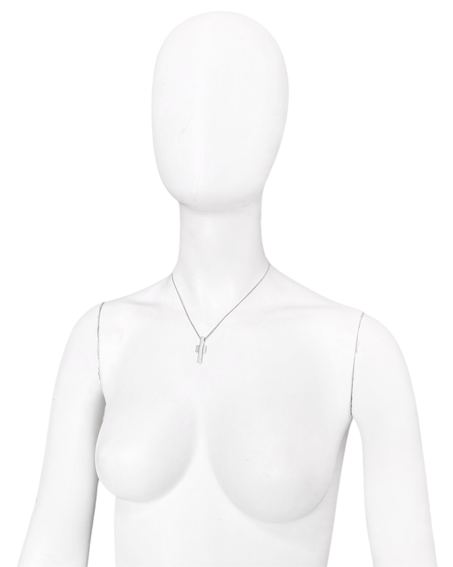 Gucci Tom Ford 925 Sterling Silver Cross Necklace