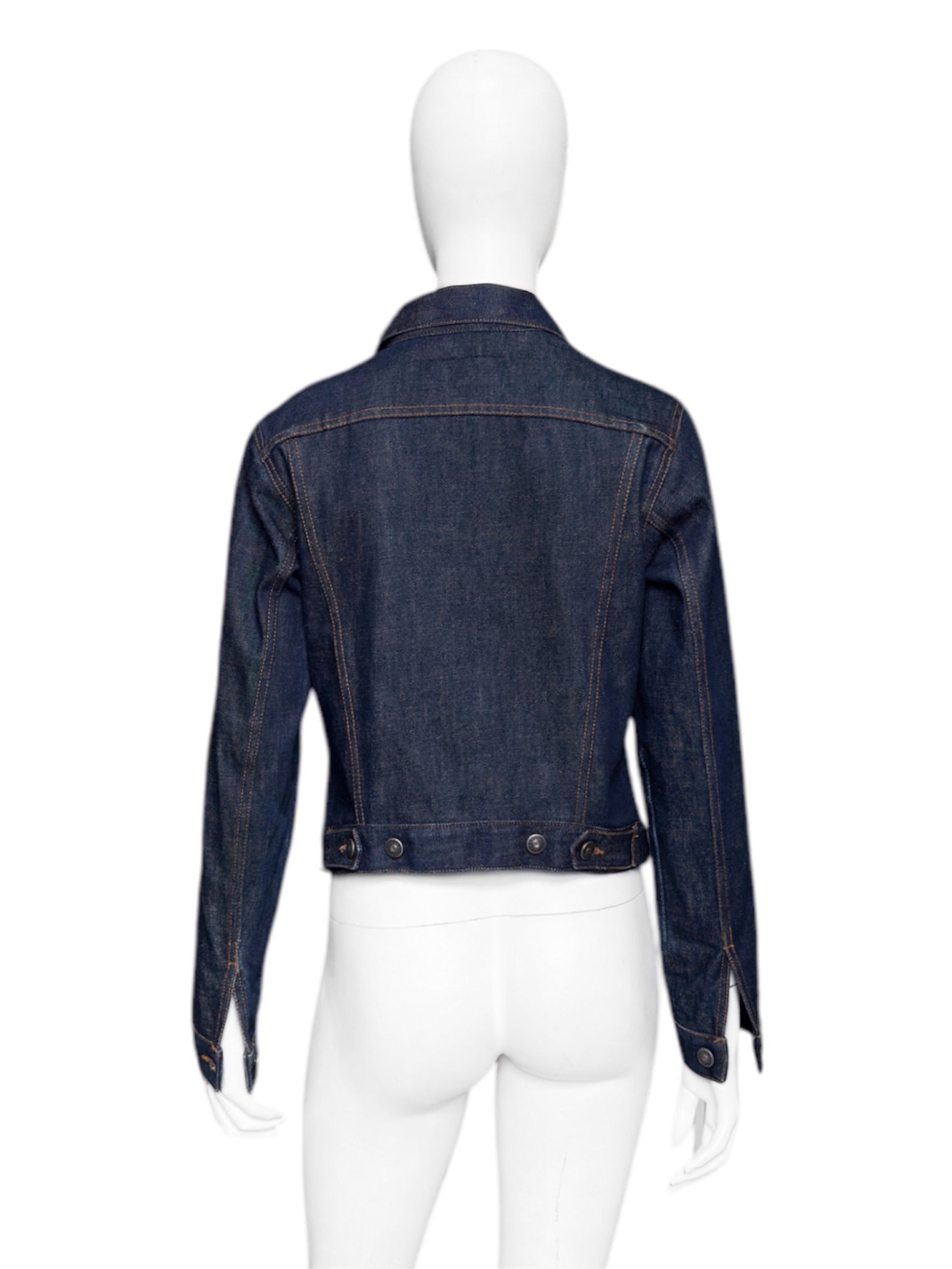 Gucci Spring 1998 Tom Ford Look#32 Esther Cañadas Raw Denim Jacket 40