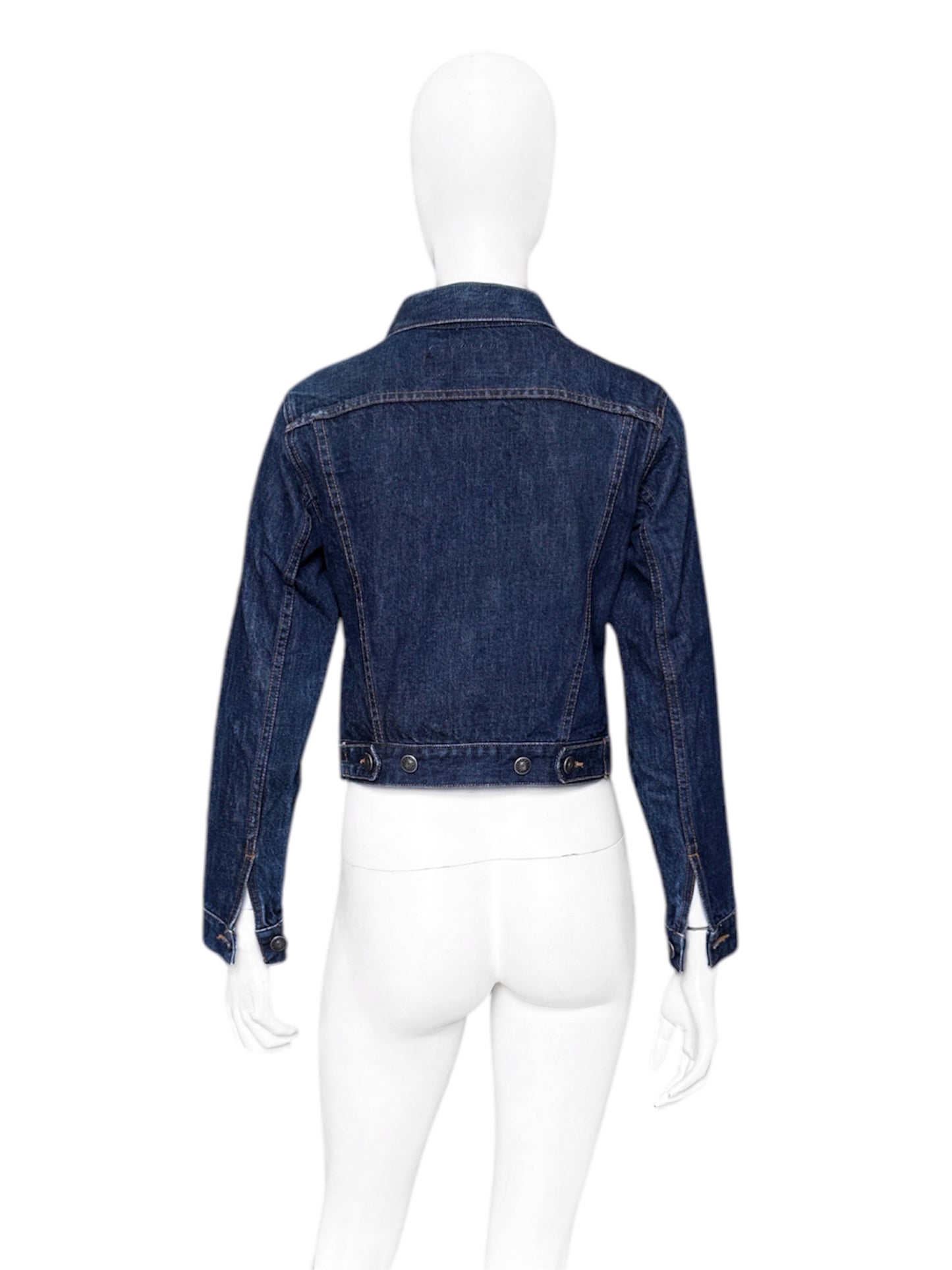 Gucci Spring 1998 Tom Ford Esther Cañadas Look#32 Raw Denim Jacket 40