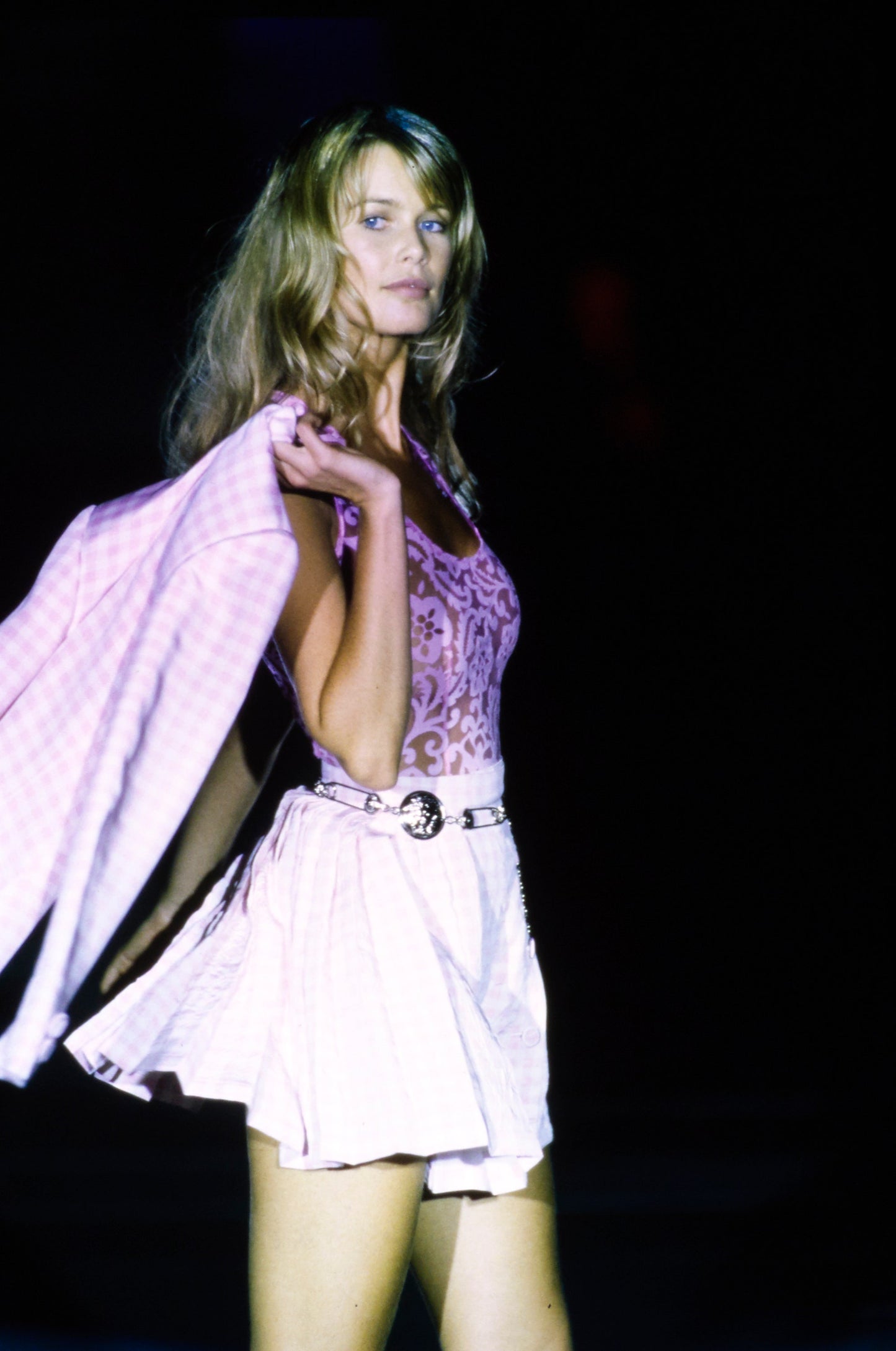 Gianni Versace Iconic Spring 1994 Gold Safety Pin Chain Belt