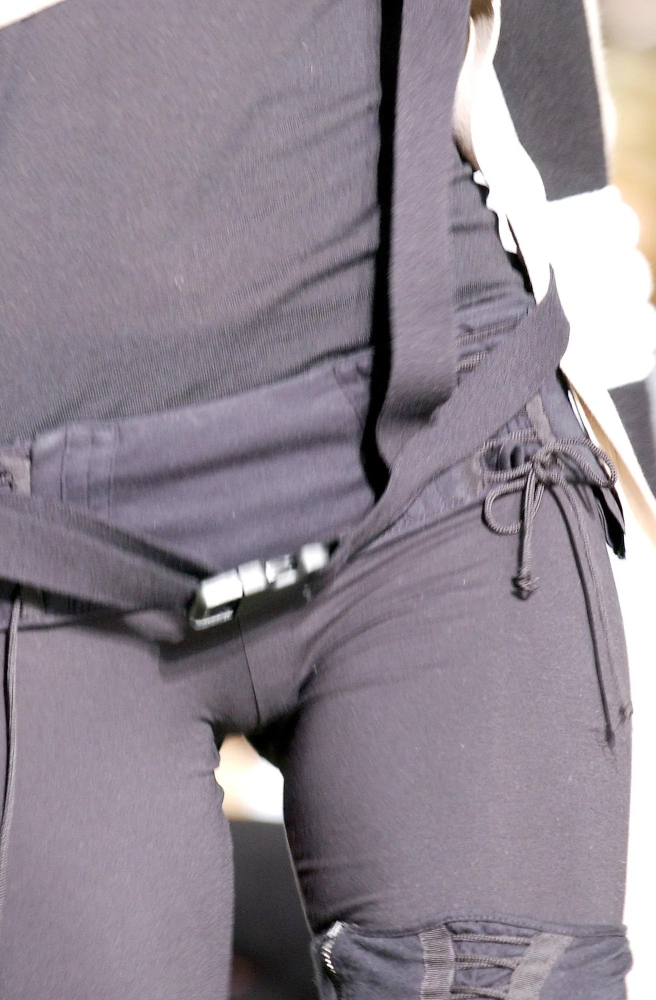 Helmut Lang Fall 2003 Bondage Buckle Strap Merino Wool Harness OS