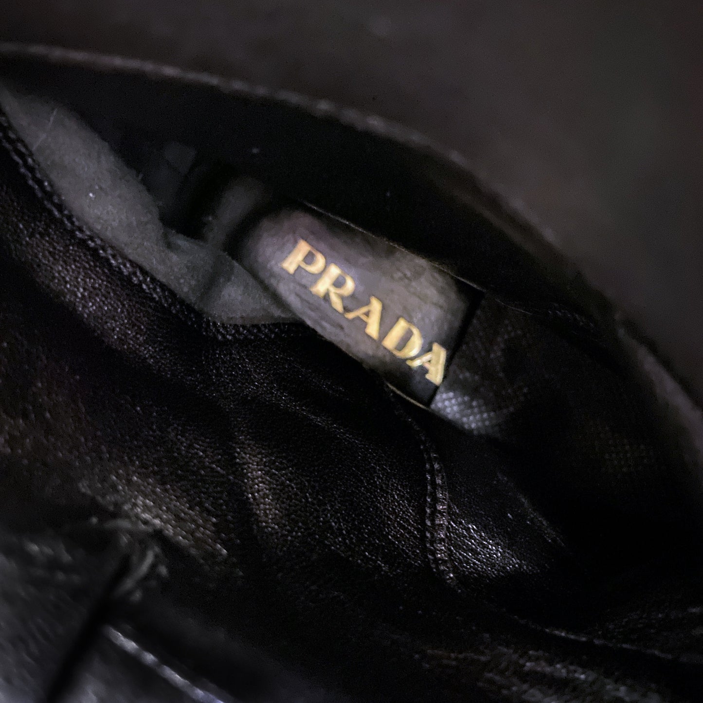 Prada Pony Fur Buckle Strap Ankle Boots 35.5