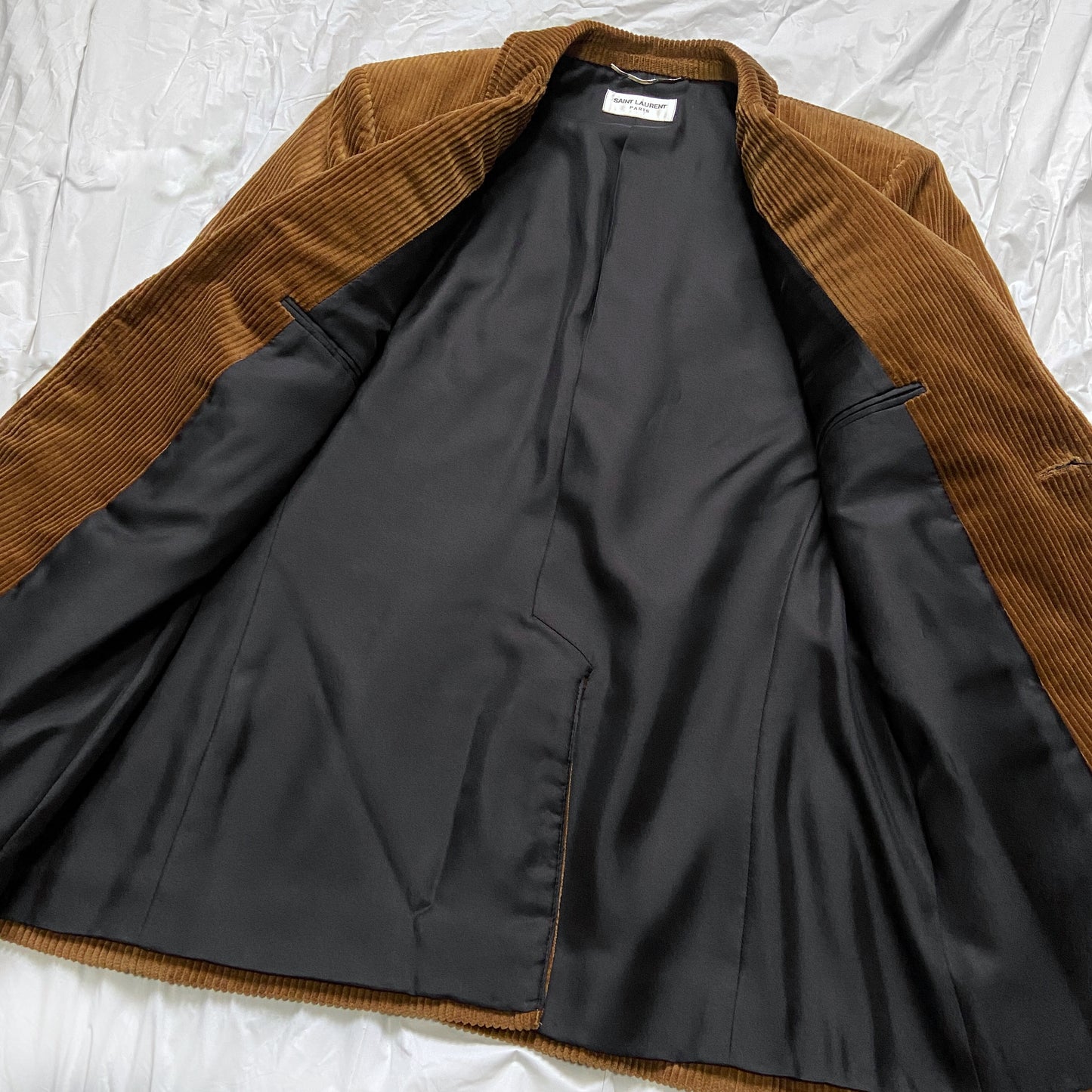 BWNT Saint Laurent Fall 2018 Brown Corduroy Blazer Jacket