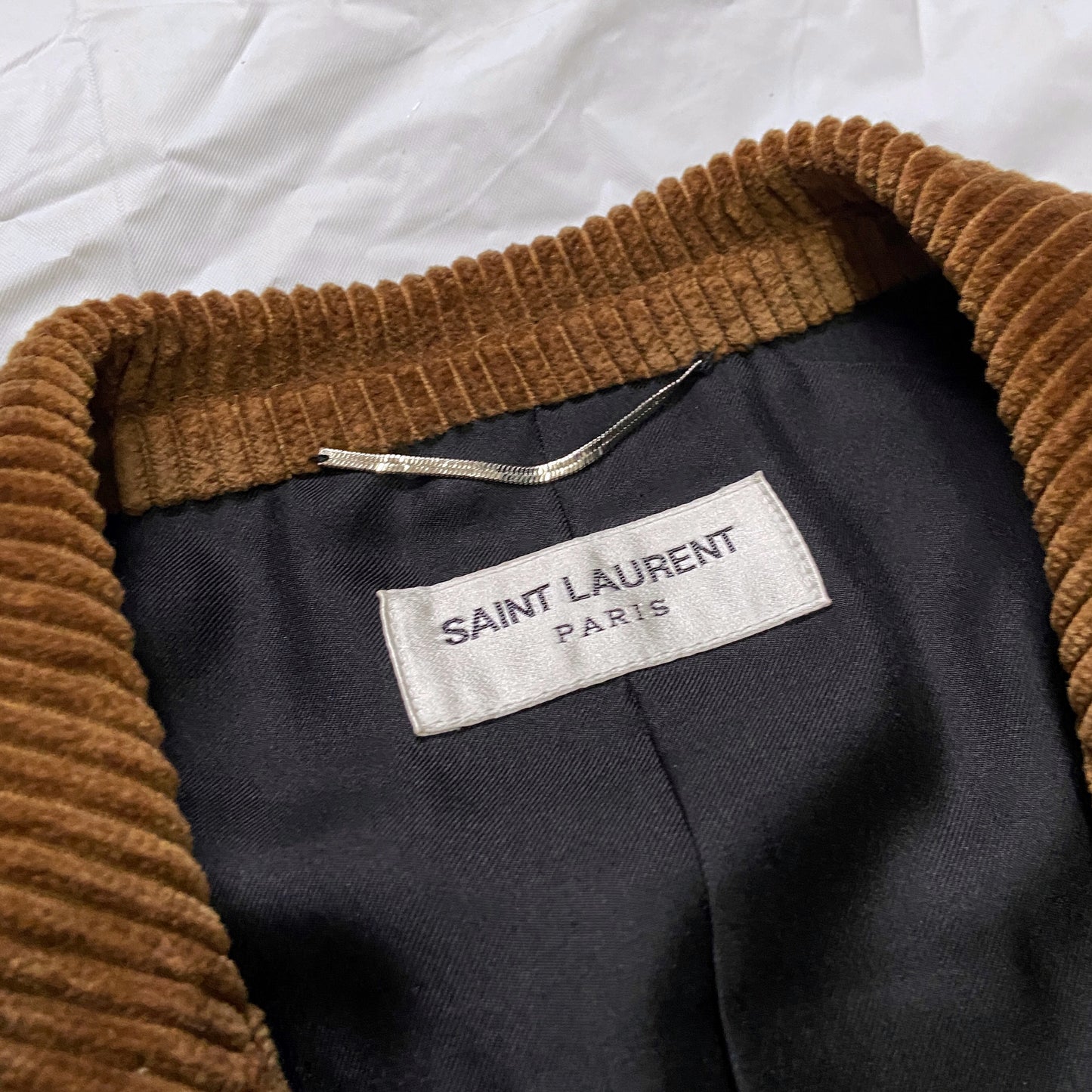 BWNT Saint Laurent Fall 2018 Brown Corduroy Blazer Jacket