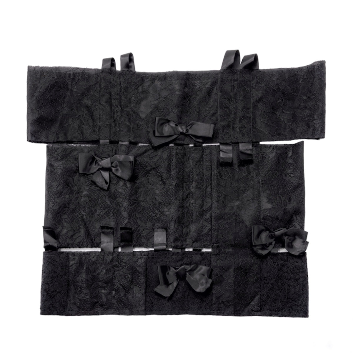 Comme des Garçons Fall 2015 Floral Lace top with Ribbons