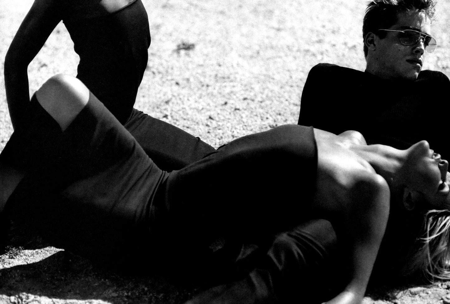 Gucci Spring 1997 Tom Ford Strapless Black Wool Tube Dress 44