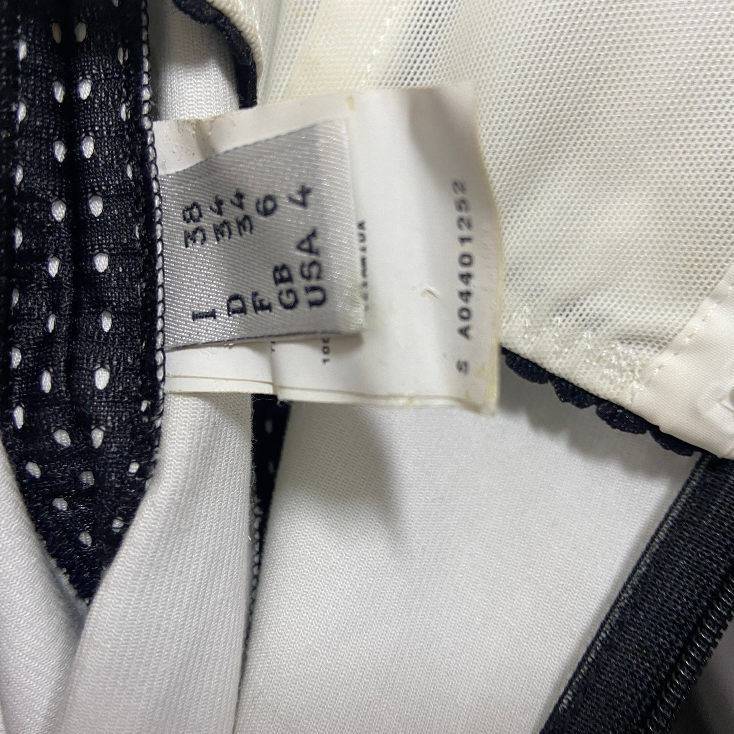 JEAN PAUL GAULTIER ILLUSION POLKA MESH PLEATED CORSET STRAPLESS DRESS 38