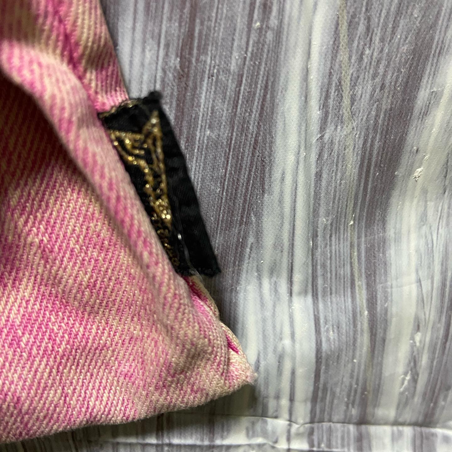 20471120 hyo panda skull denim tote bag