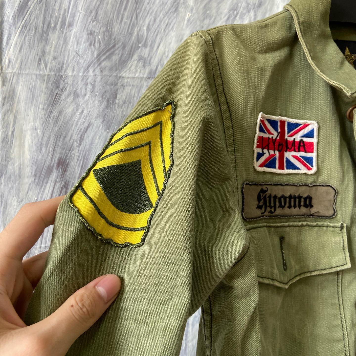 20471120 hyoma taxi driver military jacket S