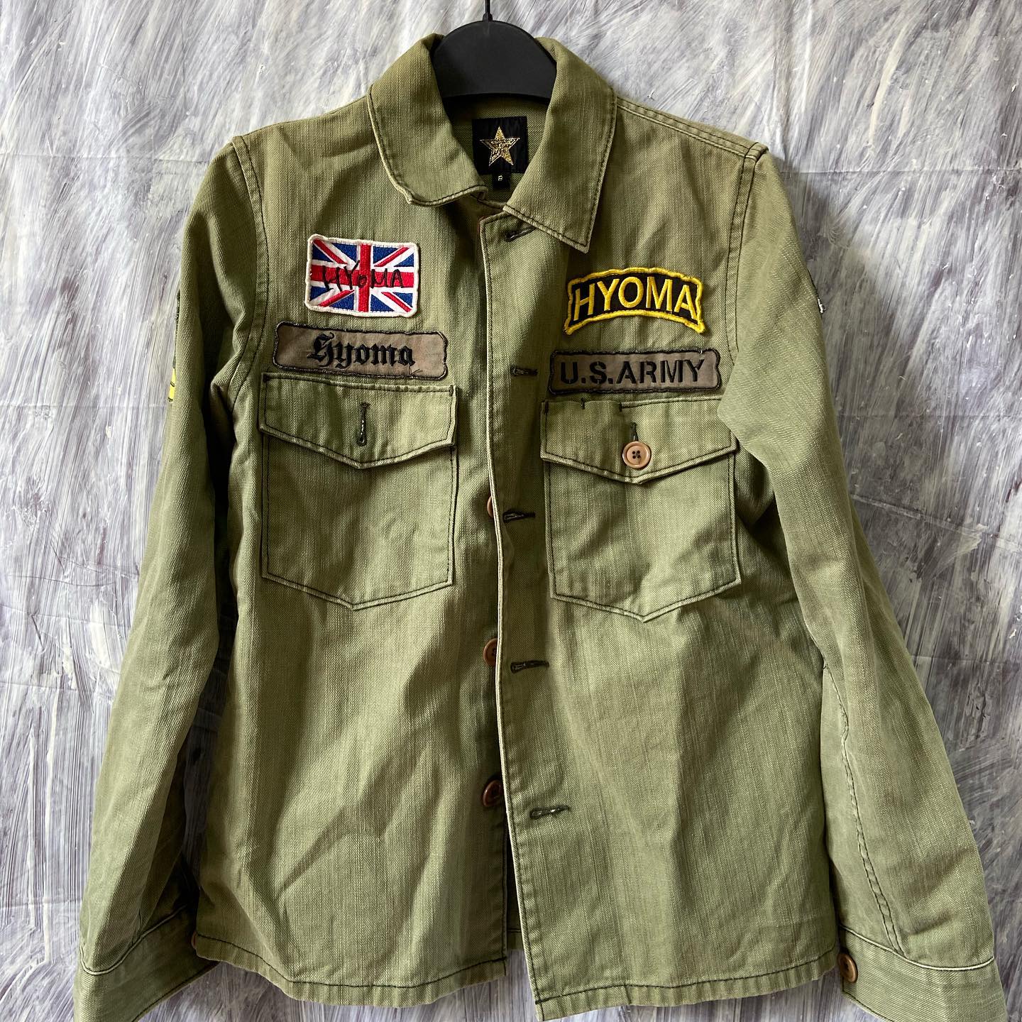 20471120 hyoma taxi driver military jacket S