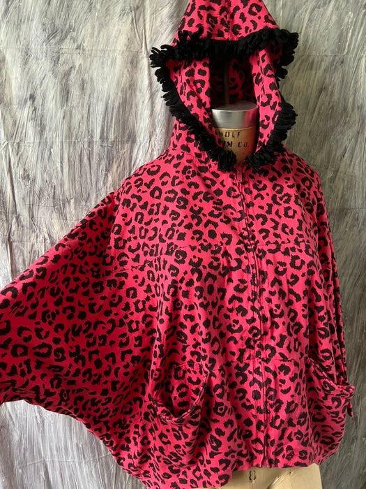 20471120 hyoma jacket red leopard jacket S