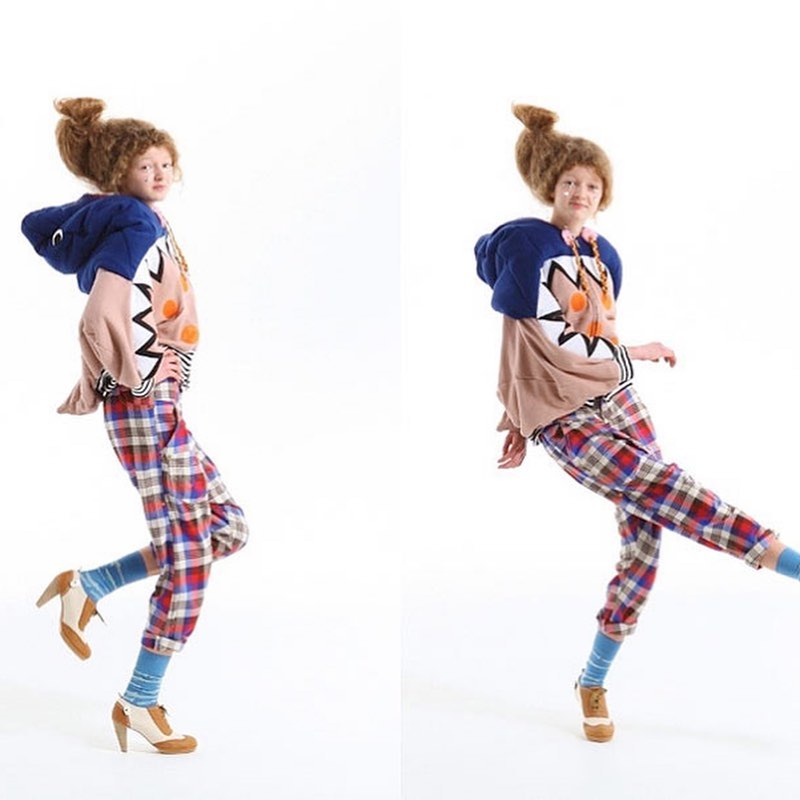 Mercibeaucoup runway shark hoodie 1