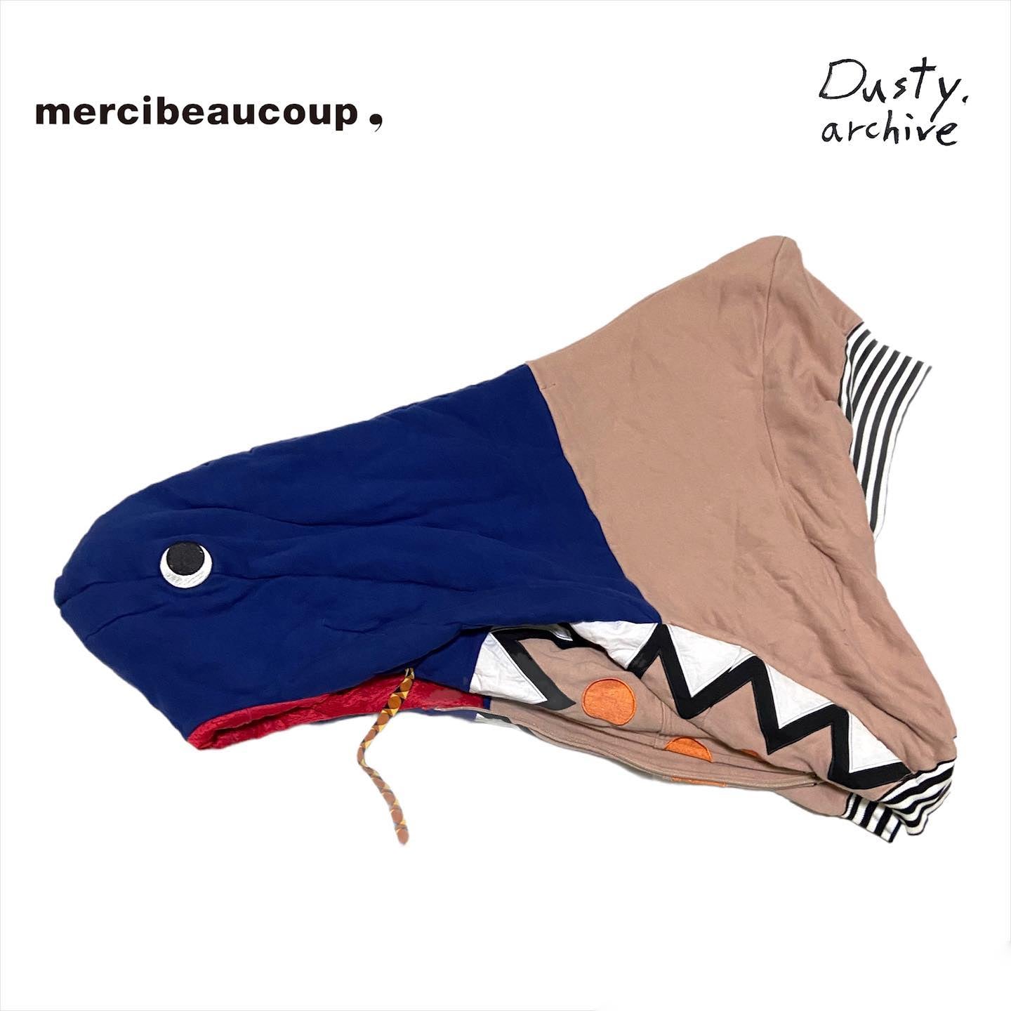 Mercibeaucoup runway shark hoodie 1