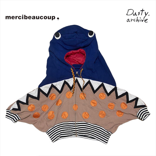 Mercibeaucoup runway shark hoodie 1