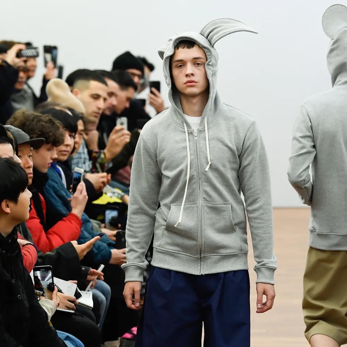 Comme des garçons shirt boys bunny ears hoodie jacket M
