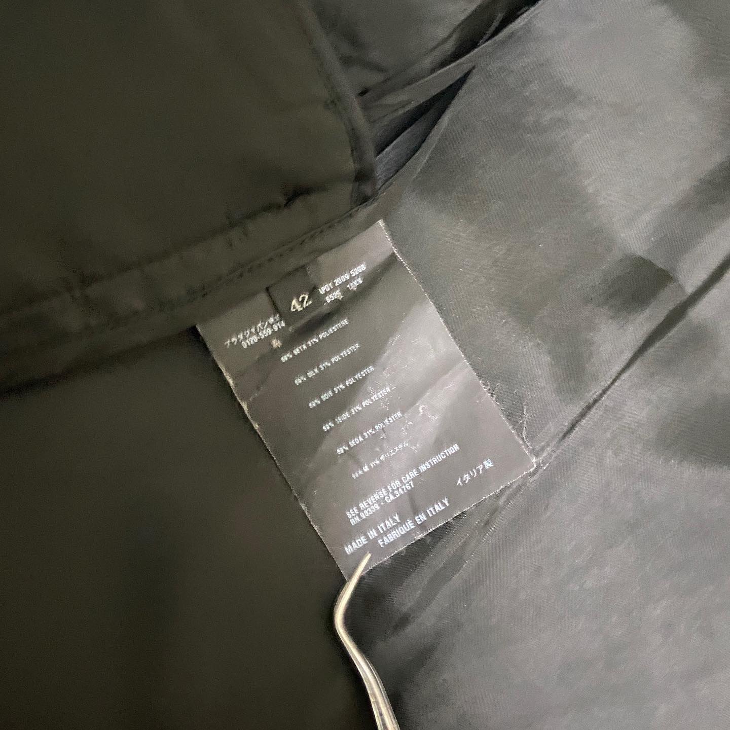 Prada silk floral print coat