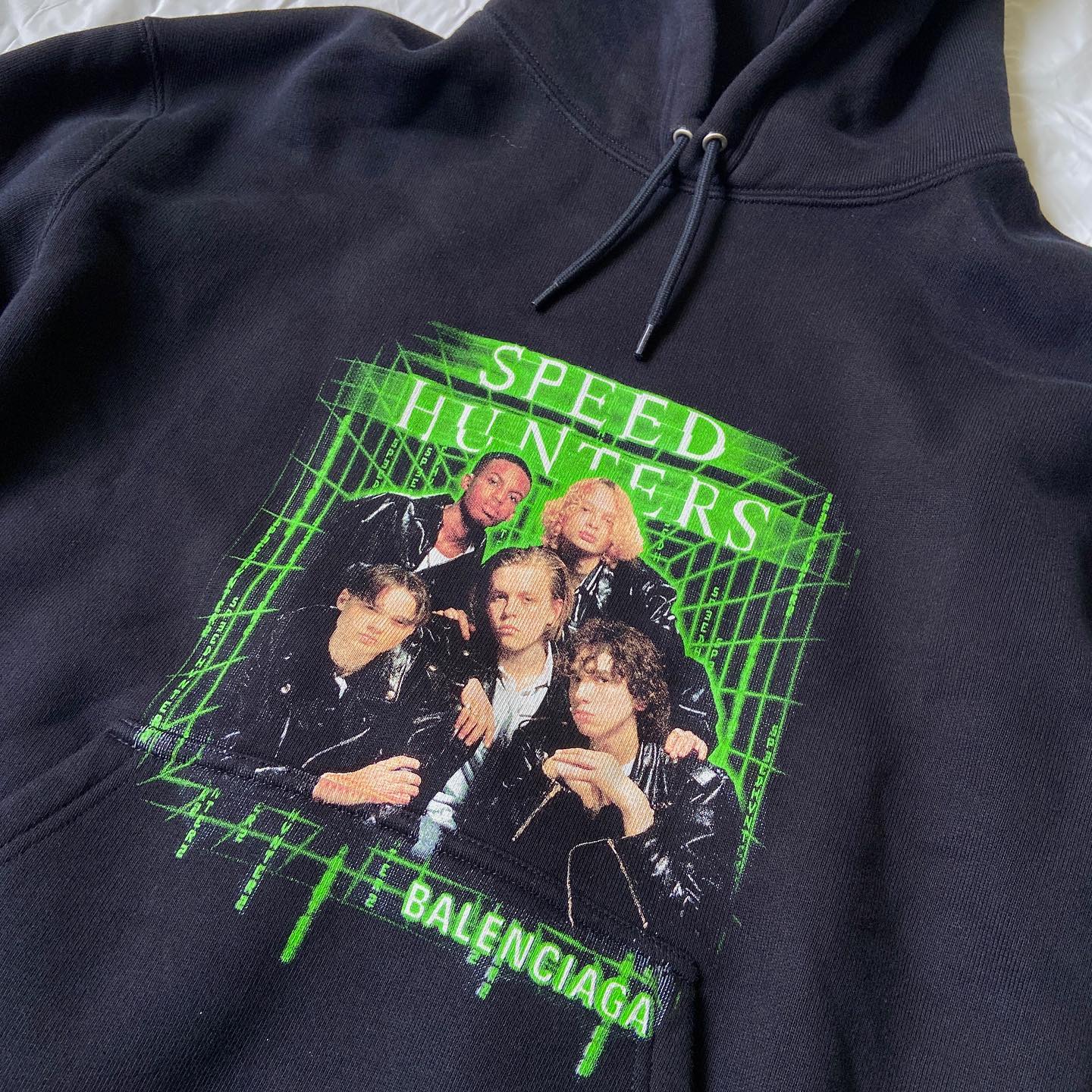 Balenciaga Speed hunter print hoodie M