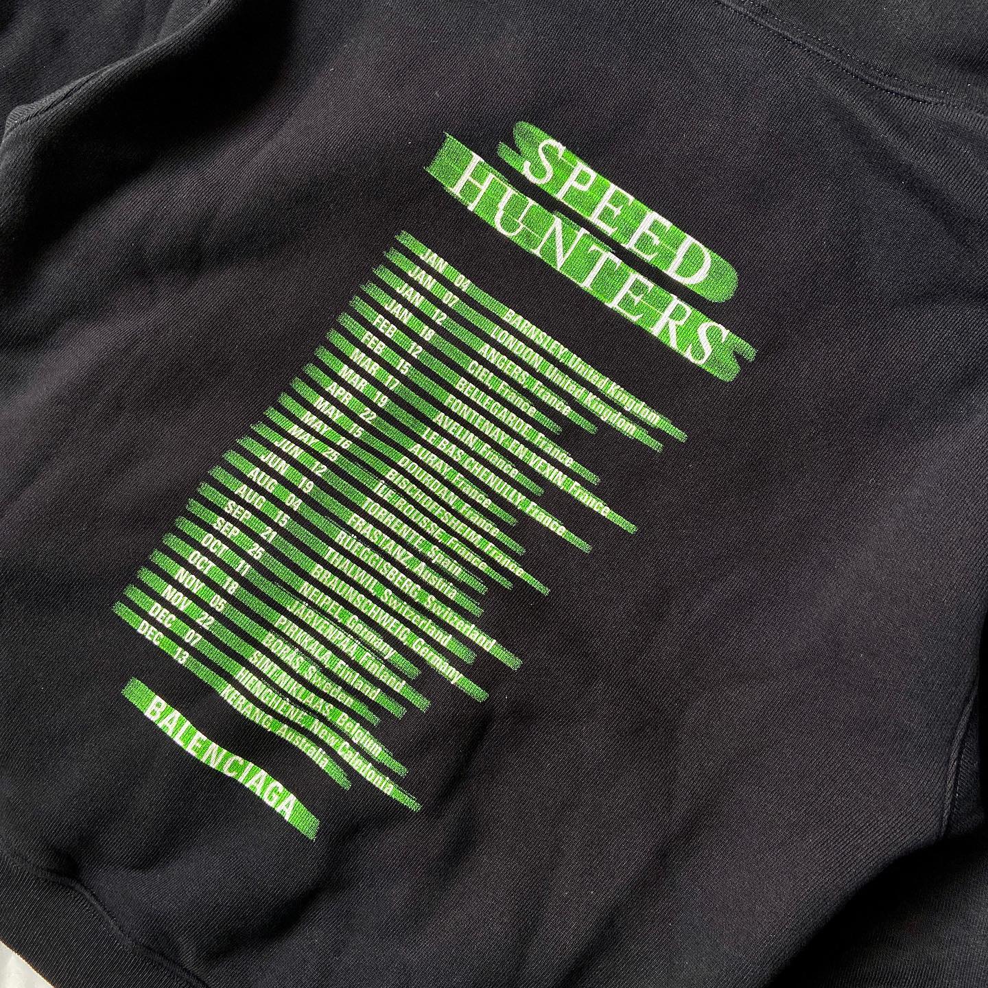 Balenciaga Speed hunter print hoodie M