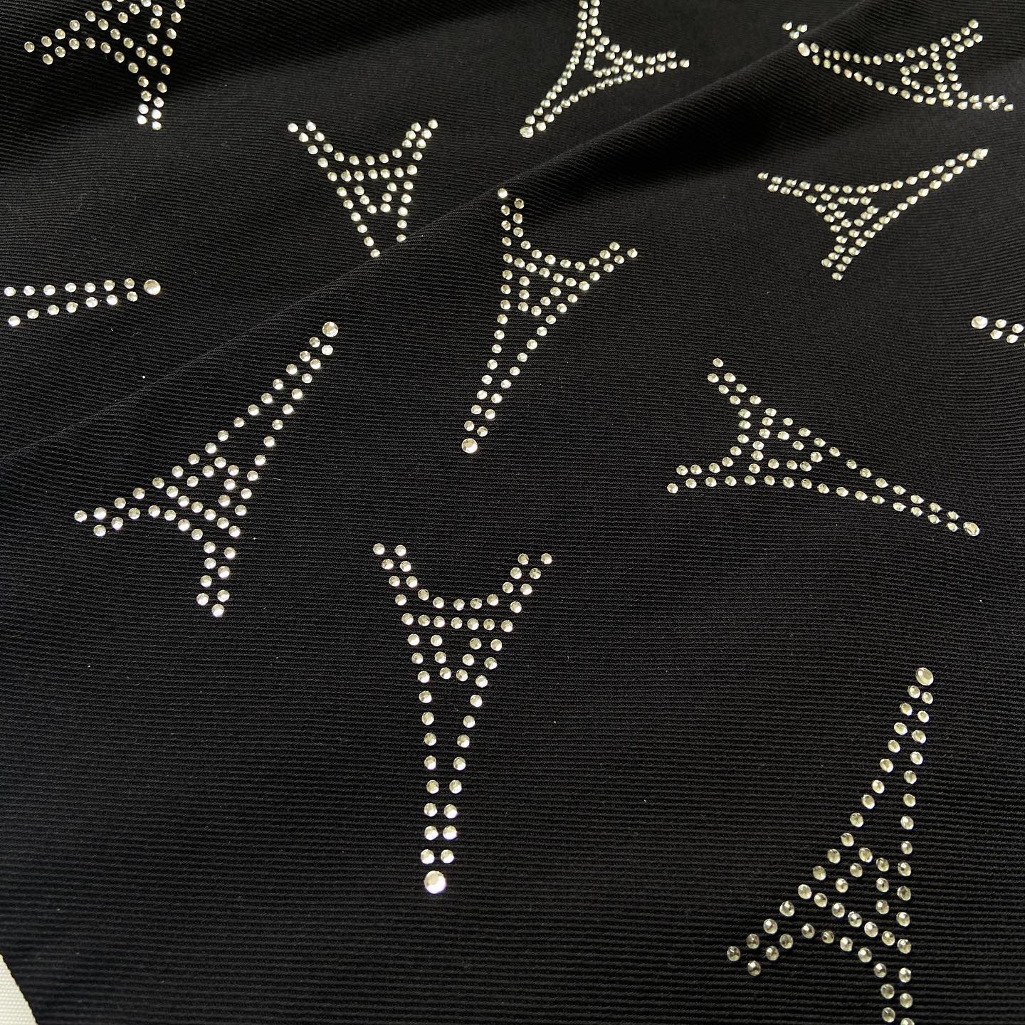 Balenciaga Eiffel tower swaroski crystal embroidered 80s double-breasted blazer 46