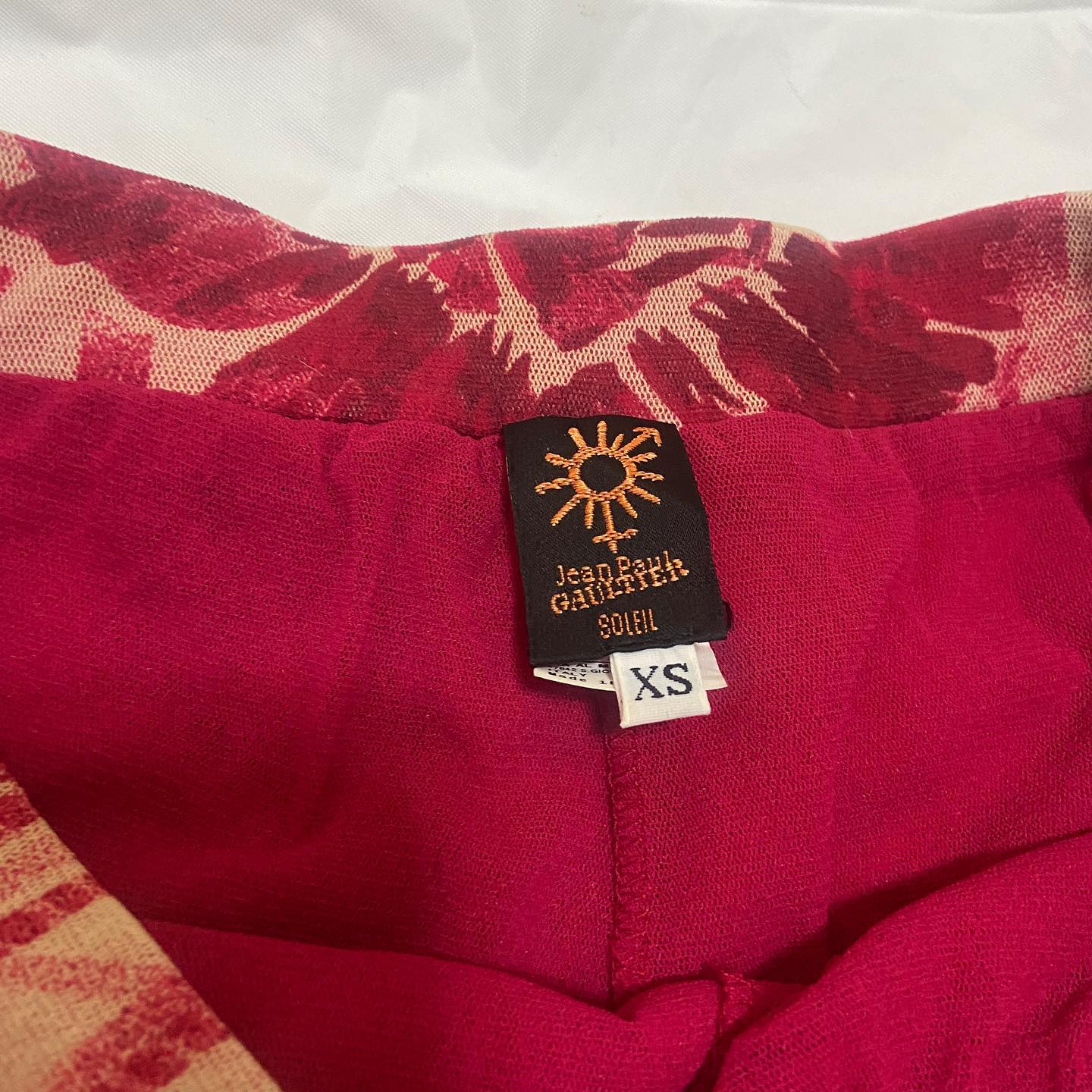 Jean paul gaultier floral mesh shorts XS