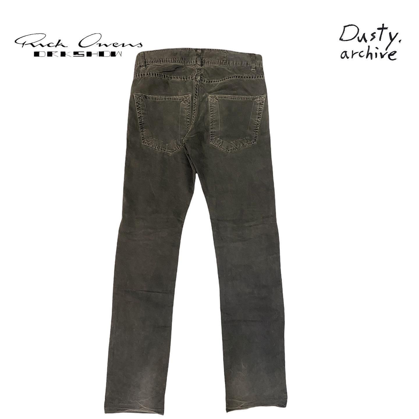 Rick owens early drkshdw coated detroit denim jeans 30