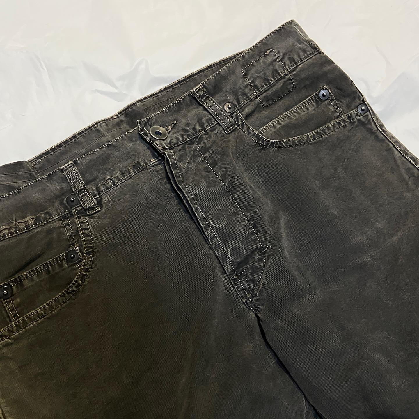 Rick owens early drkshdw coated detroit denim jeans 30