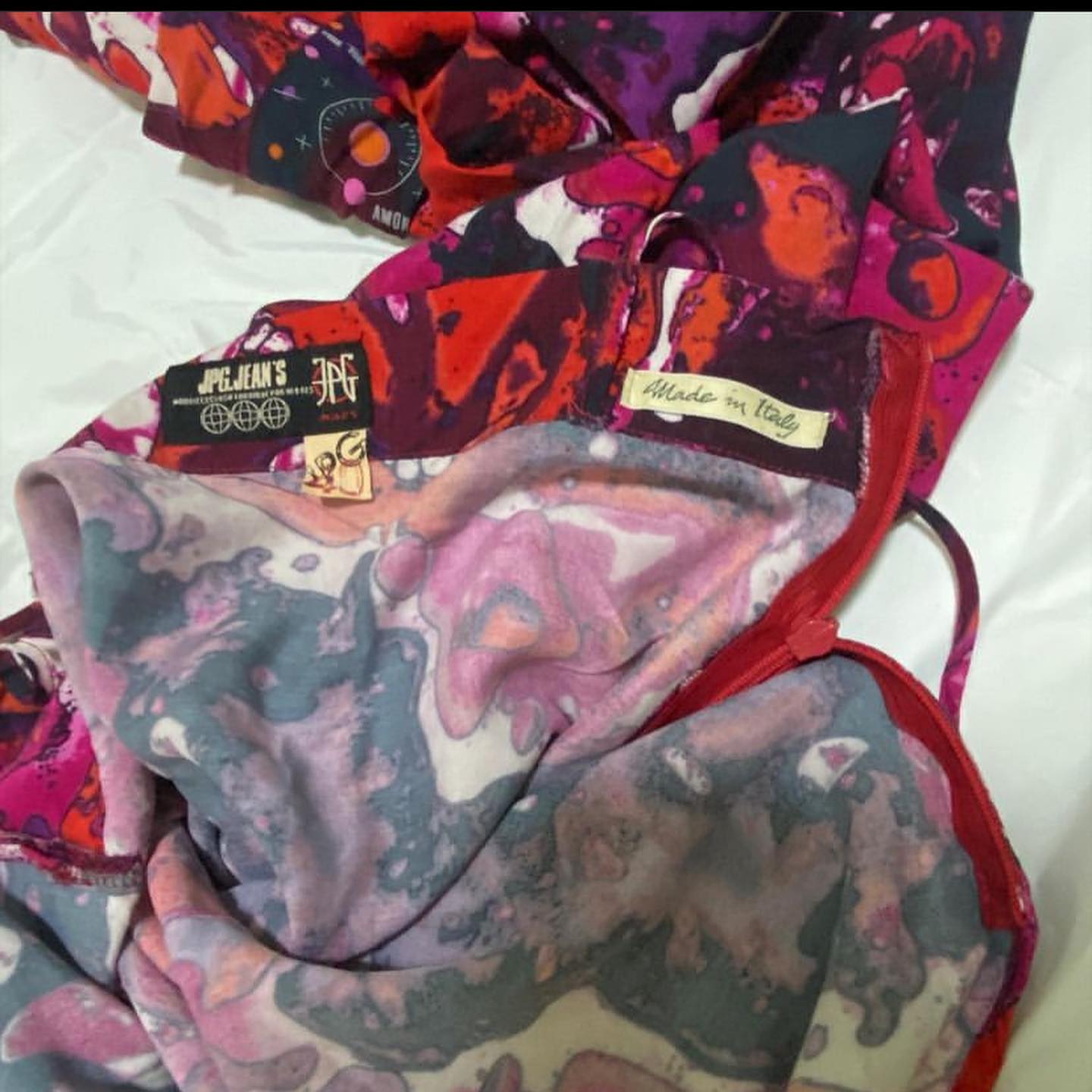 Jean Paul Gaultier Bacteria Slip Dress 40