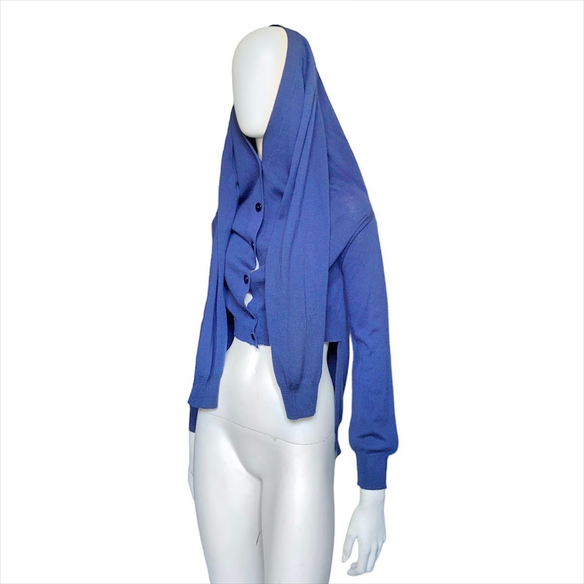 Maison Martin Margiela fall 2007 four arms blue wool cardigan S