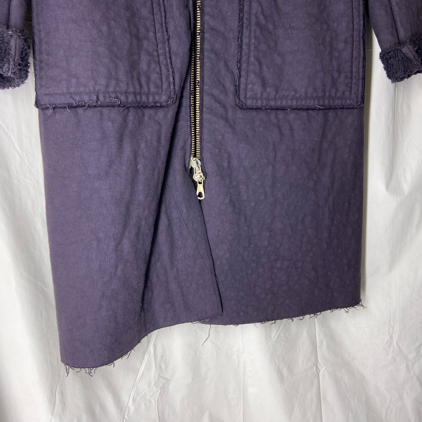 Maison martin margiela 2002 line 6 purple long coat 36