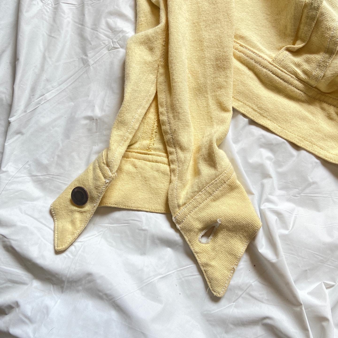 Undercover ss04 “Languid” Melted yellow denim jacket M