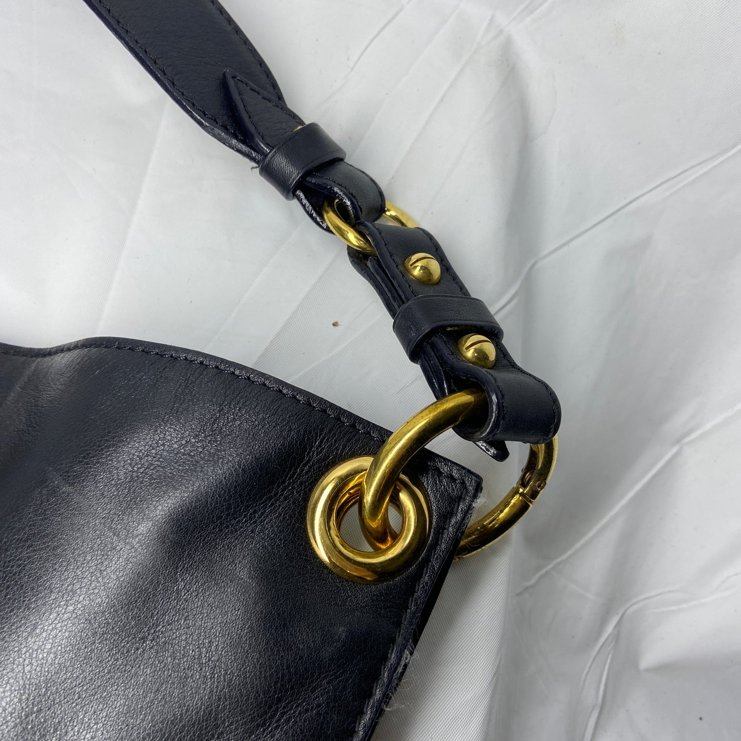 Jean paul gaultier leather handbag