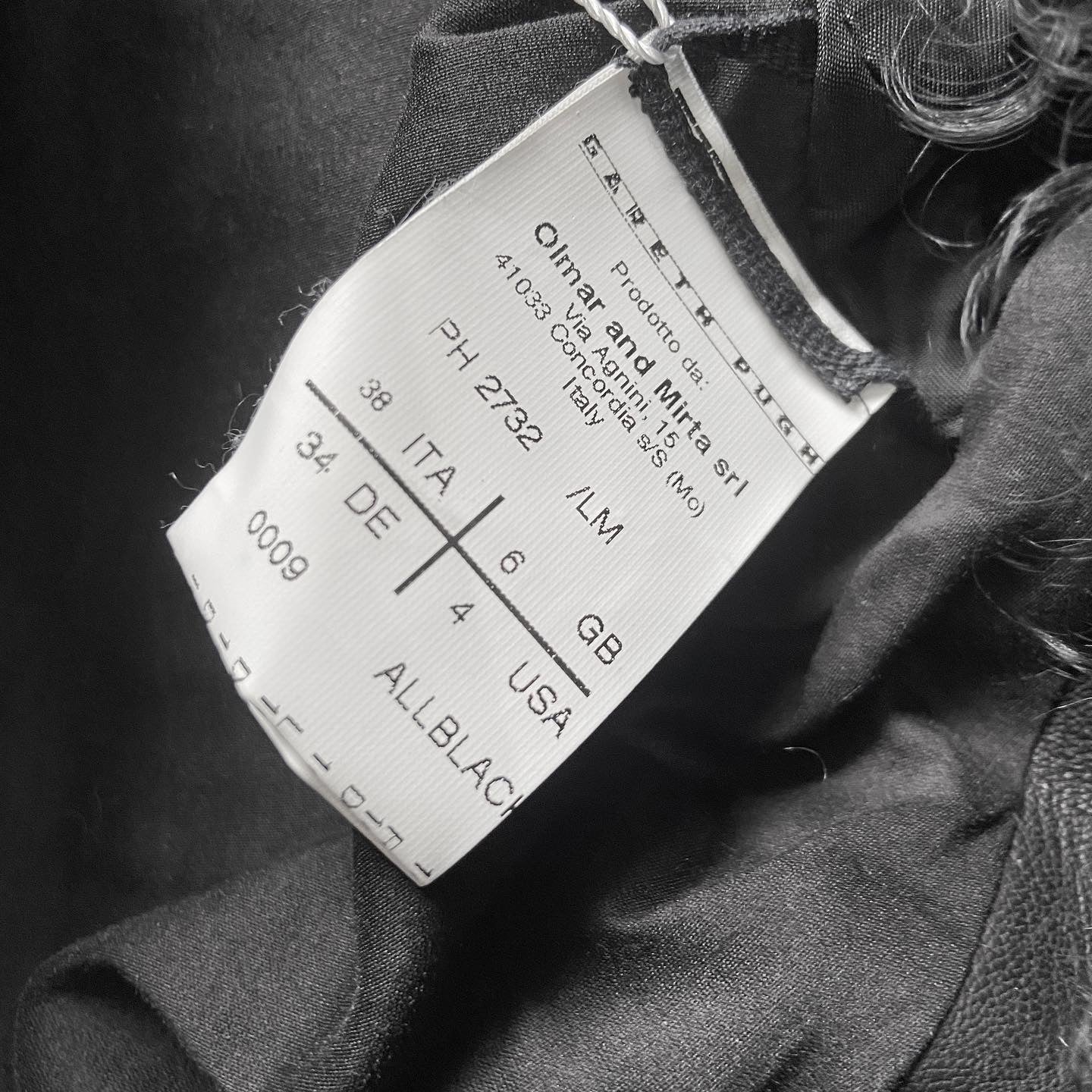 Gareth pugh fw12 mongolian wool hair lambskin crop top jacket