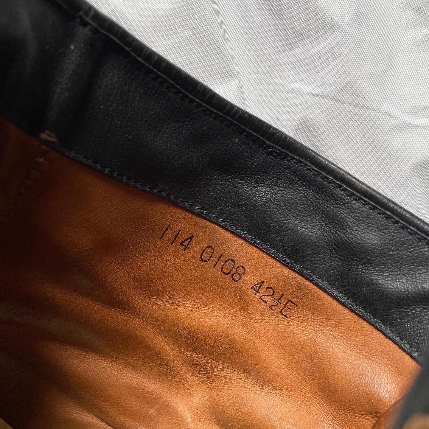 Gucci fall 1996 Tom Ford pony hair leather boot 42.5