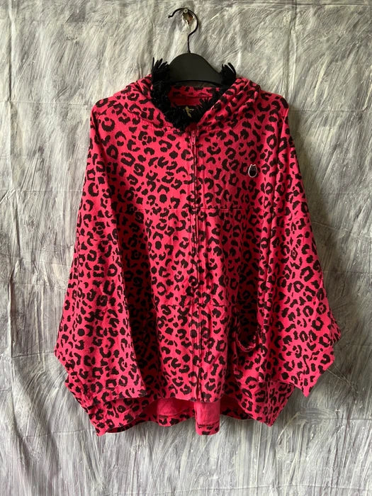 20471120 hyoma jacket red leopard jacket S