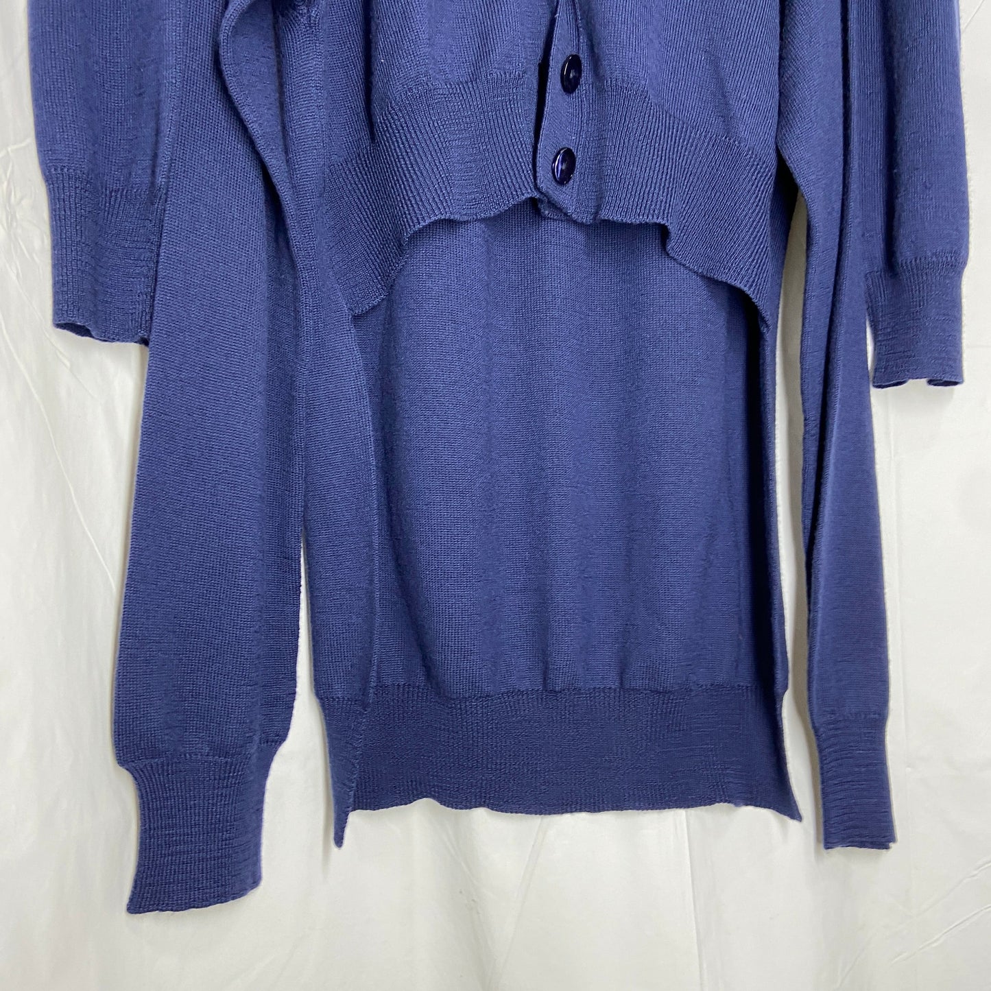 Maison Martin Margiela fall 2007 four arms blue wool cardigan S