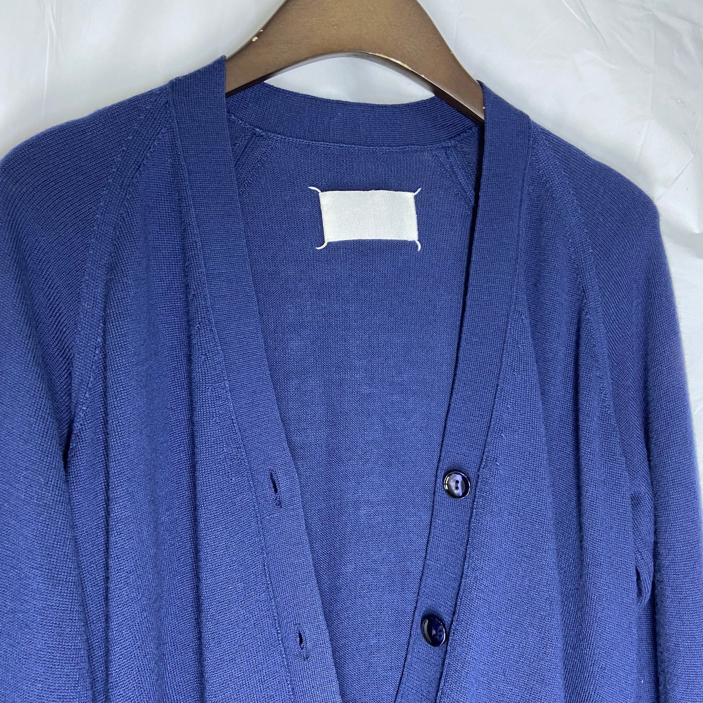Maison Martin Margiela fall 2007 four arms blue wool cardigan S