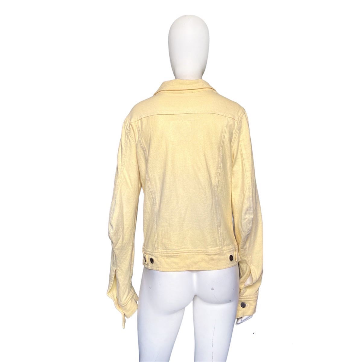 Undercover ss04 “Languid” Melted yellow denim jacket M