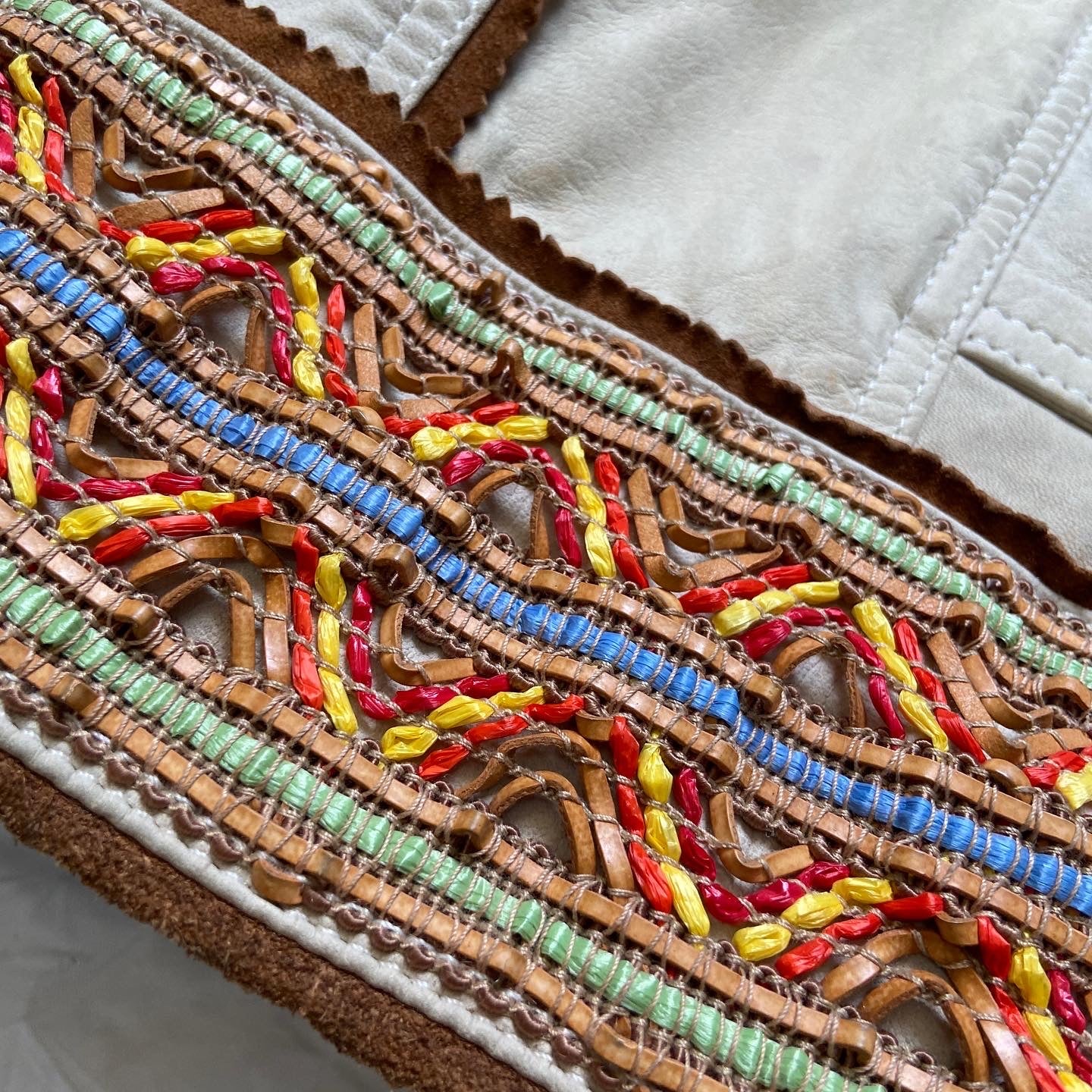 Roberto Cavalli lambskin indian tribal embossed leather jacket 50