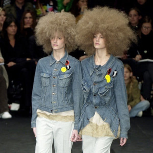 Undercover ss04 “Languid” Melted yellow denim jacket M