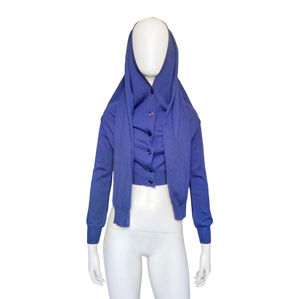 Maison Martin Margiela fall 2007 four arms blue wool cardigan S