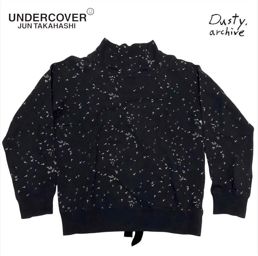 Undercover fall 2002 witch’s cell division crosses high neck sweater M