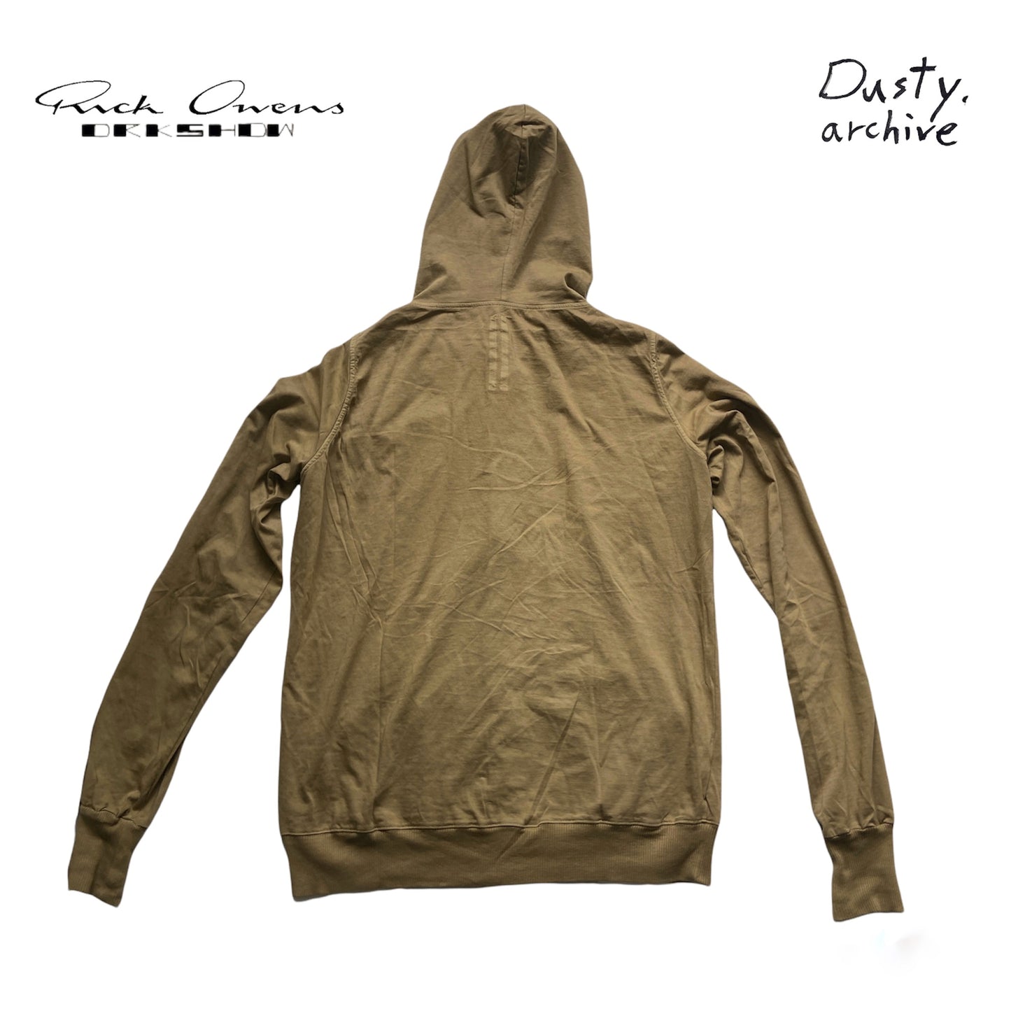 Rick owens drkshdw drawstring parchme hoodie XS