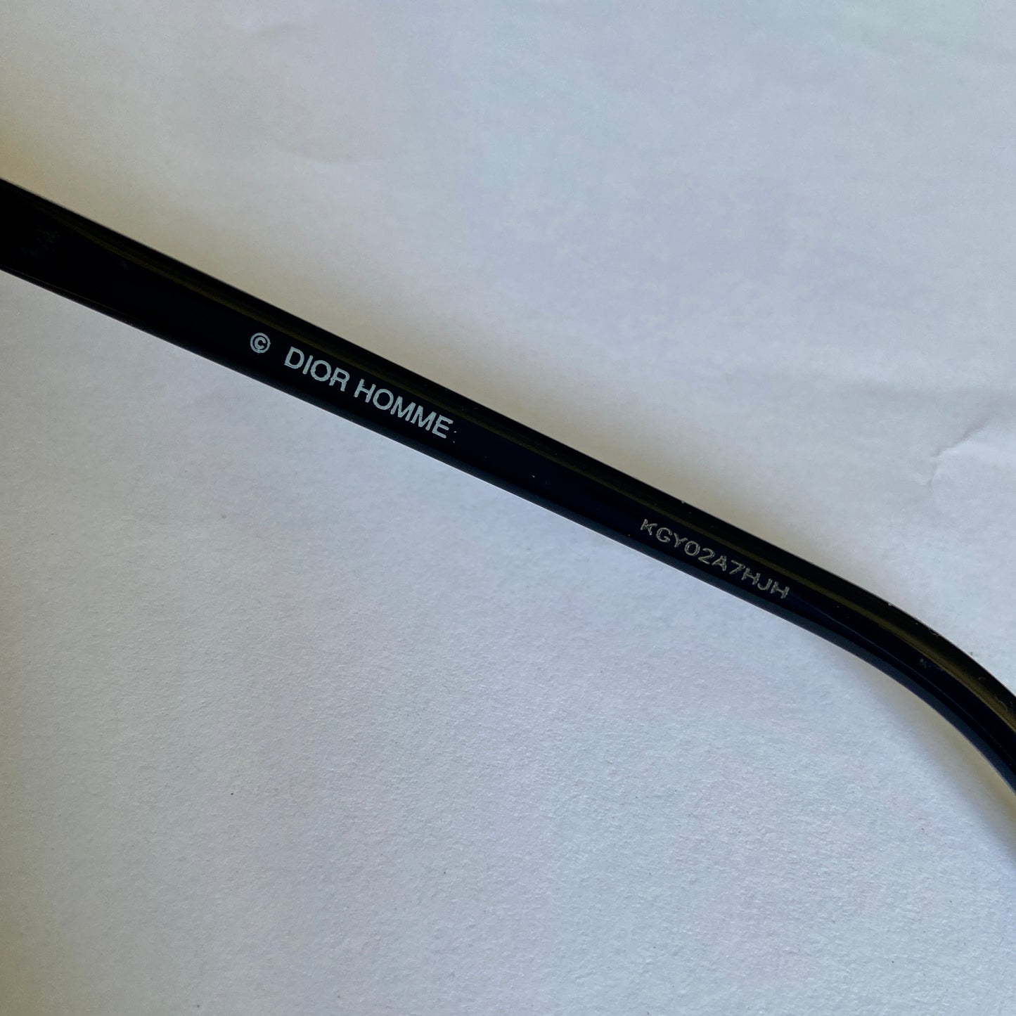 Dior Homme Hedi mirrored shield sunglasses