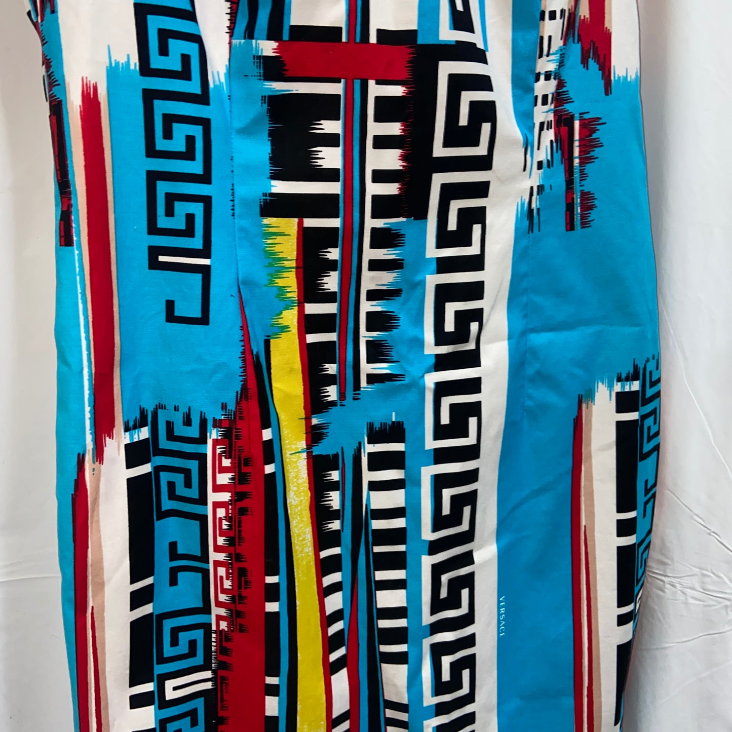 Versace spring 2011 print logo dress 40