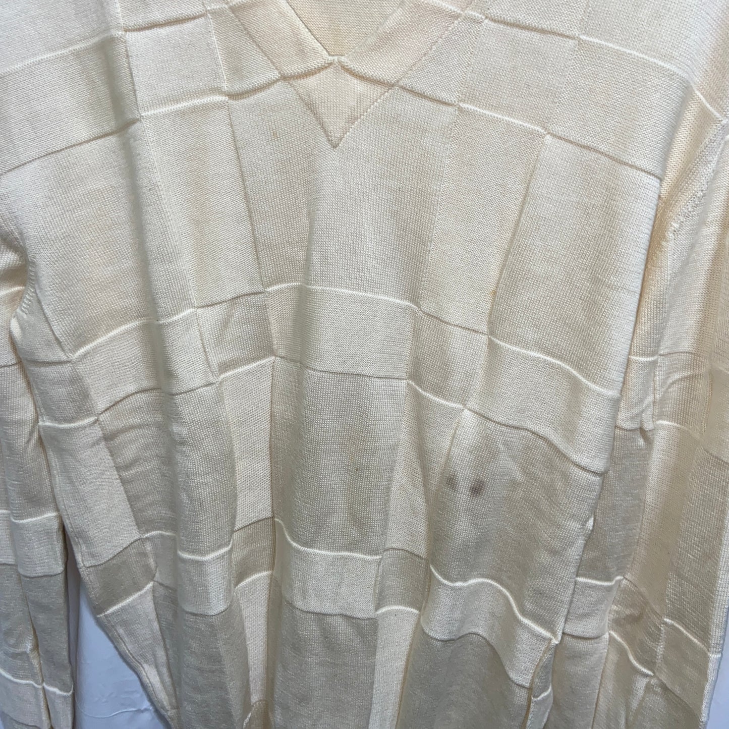 Maison martin margiela cream knit sweater S