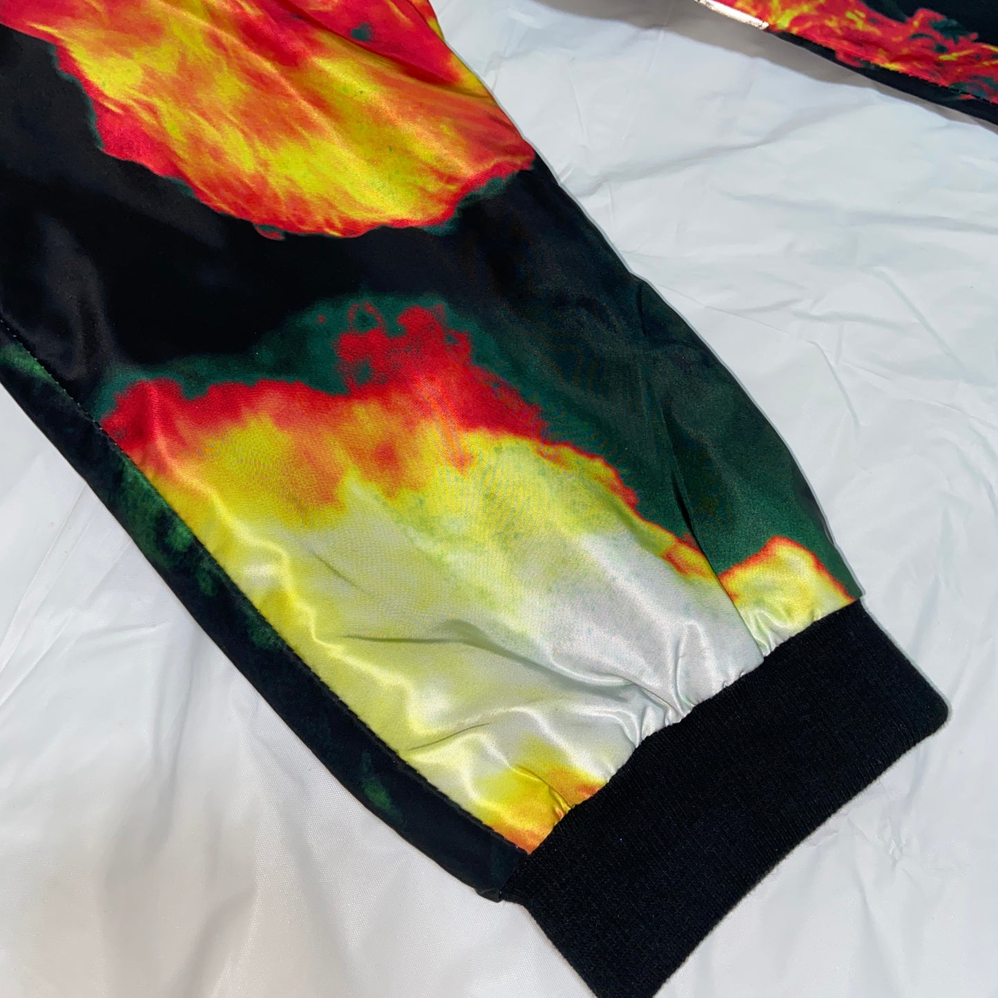 99%is firefighter distressed flame fire track pants 1